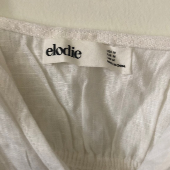 White Ruffled Top - Picture 3 of 6